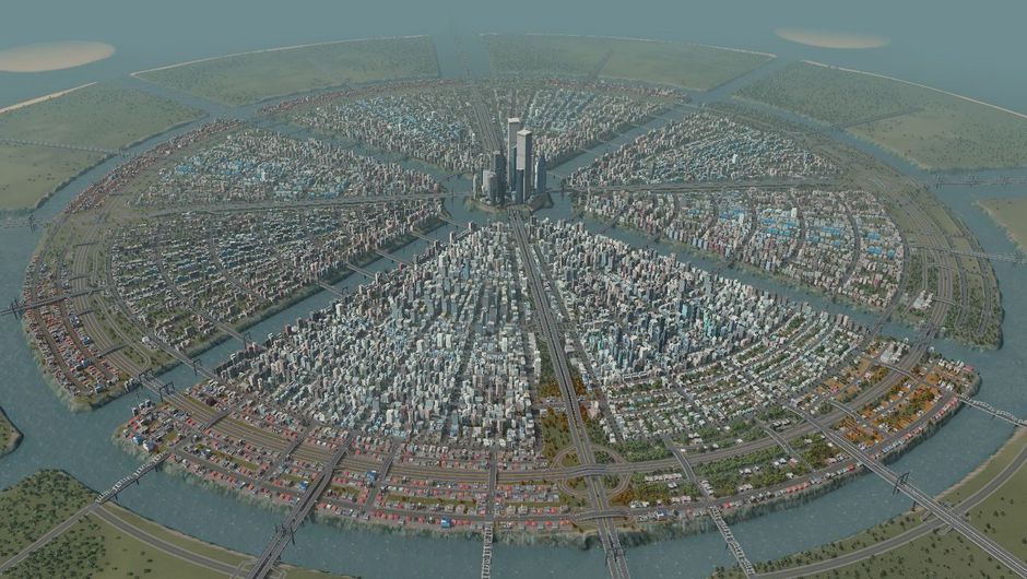 Cities Skylines Round Cities