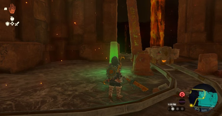 Tears of The Kingdom Walkthrough Fire Temple Lock #2