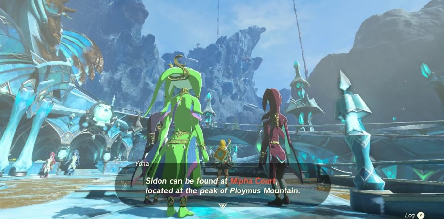 Walkthrough Sidon of the Zora - Sludge Covered Statue