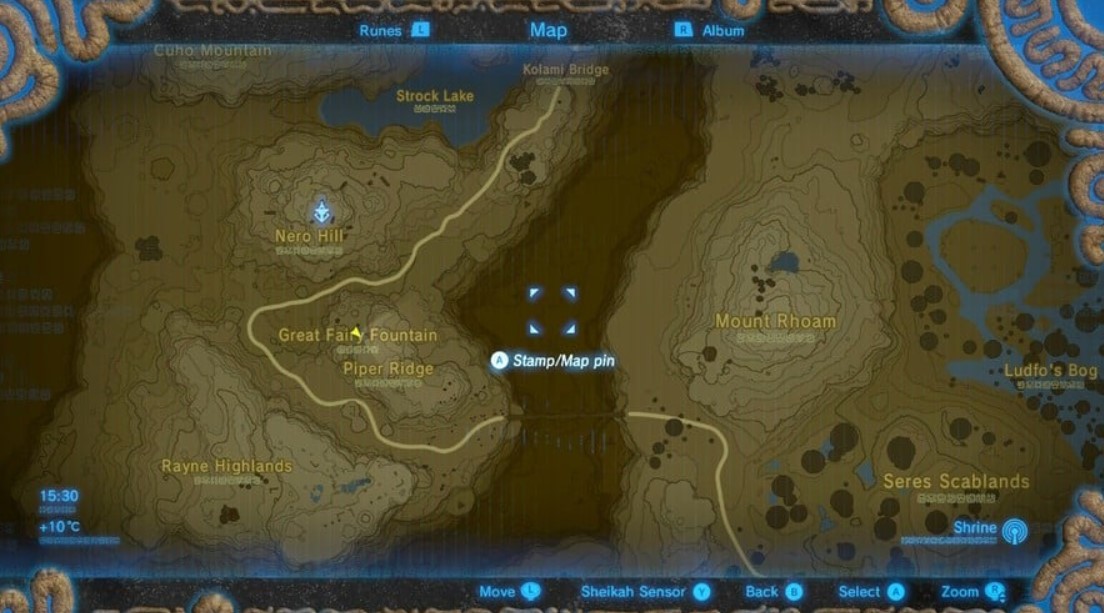 Kaysa Fairy Location Zelda Breath of the Wild (Nintendo)
