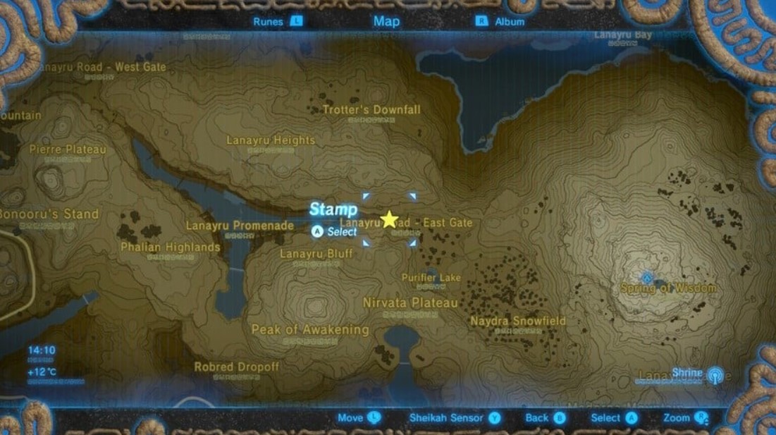 Zelda Breath of the Wild Lanaryu Road East Gate Location (Nintendo)
