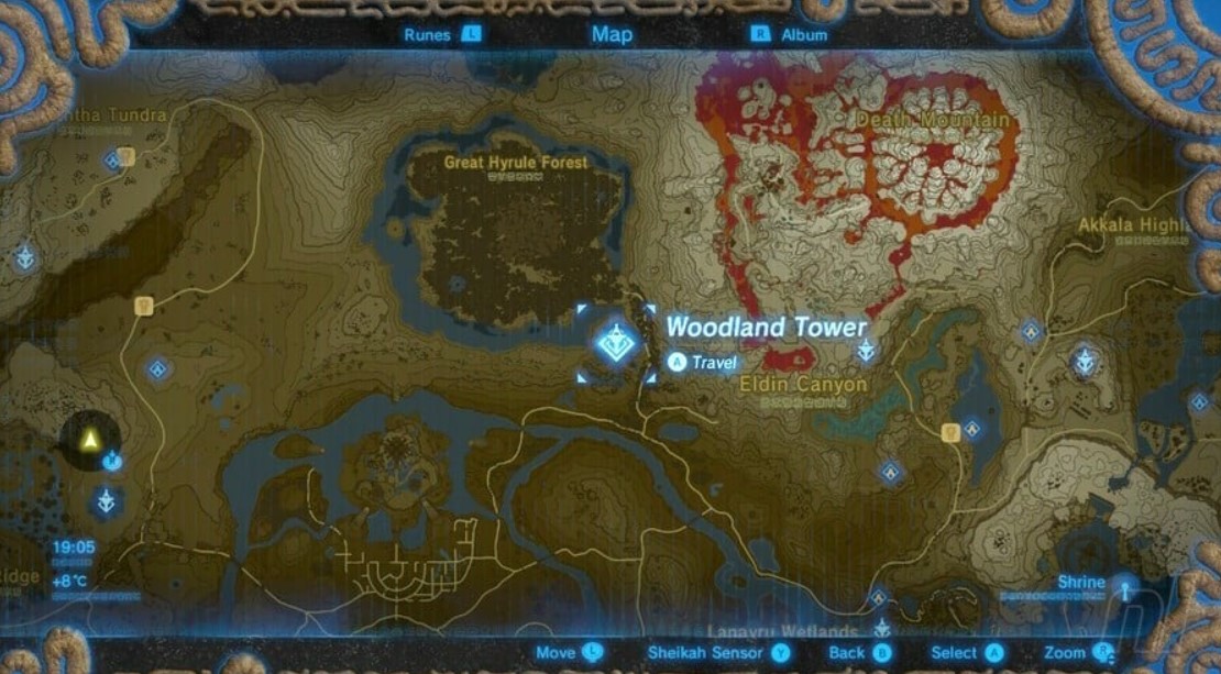 Zelda Breath of the Wild Maps How To Get Master Sword (Nintendo)