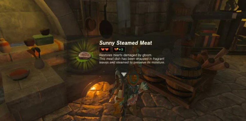 10 Resep Masakan di tears of the Kingdom - Sunny Steamed Meat (Nintendo)