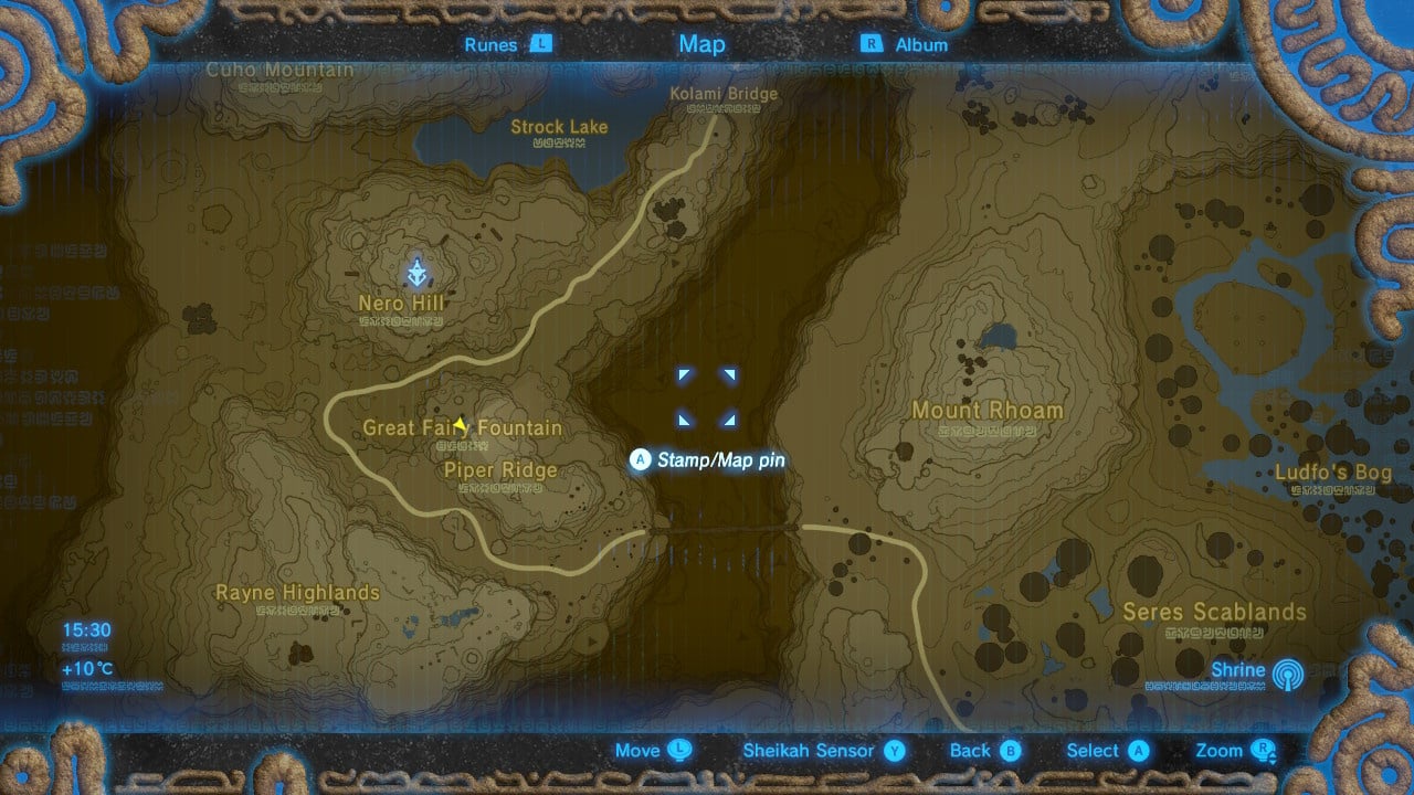 Kaysa Fairy Fountain Location - Zelda Breath of the Wild (Nintendo)