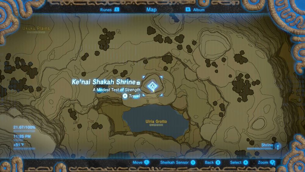 Ke'nai Shakah Shrine Location (Nintendo)