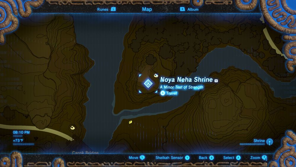 NOYA NEHA SHRINE LOCATION (Nintendo)