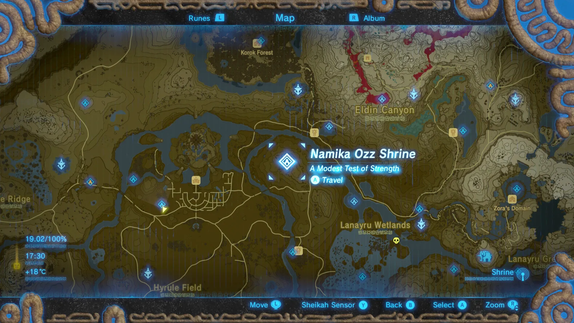 Namika Ozz Shrine (Nintendo)