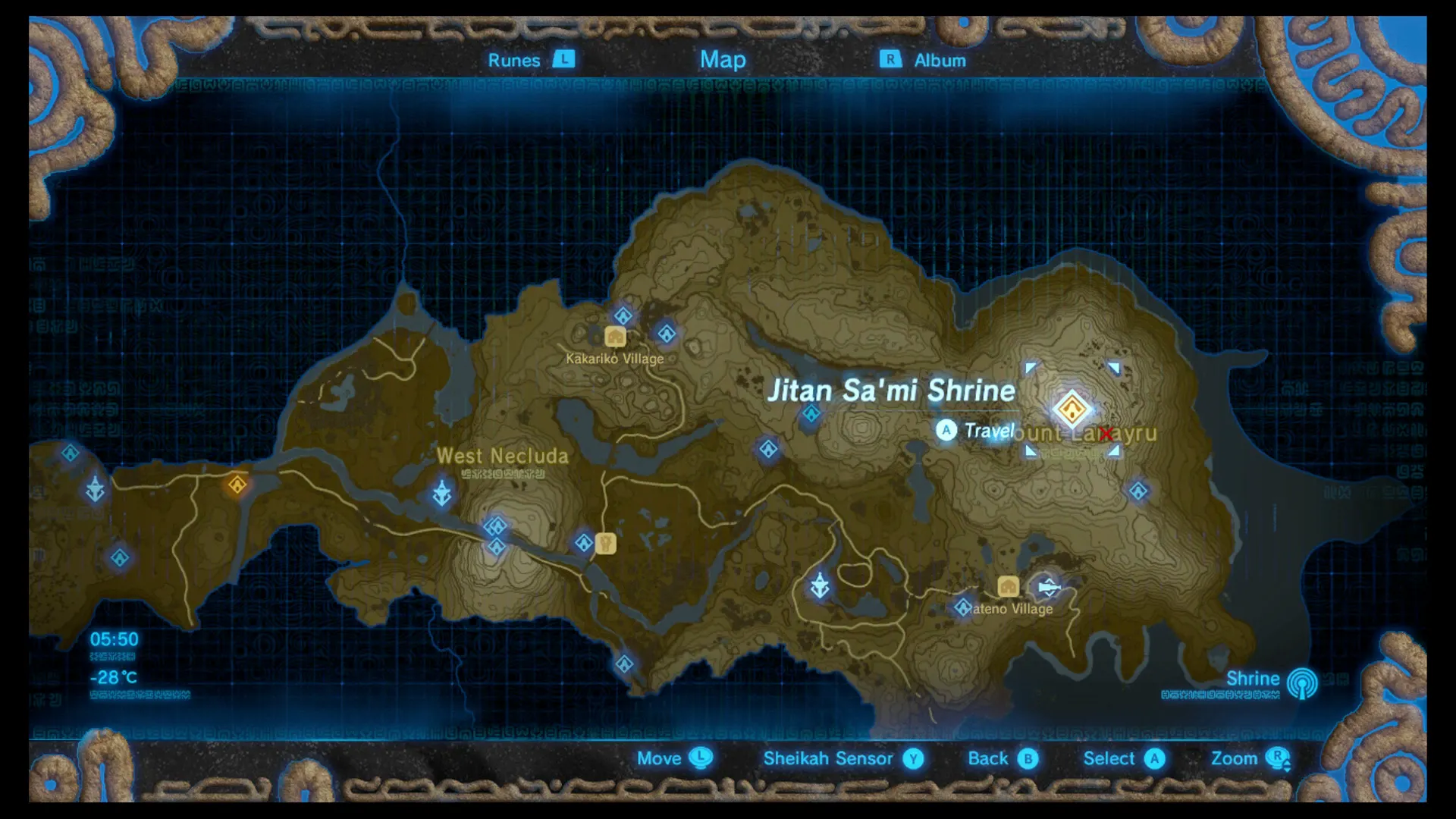 Where to find Jitam Sa'Mi Shrine Location (Nintendo)
