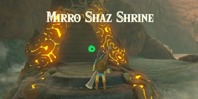 Zelda Breath of the Wild - Mirro Shaz Shrine (Nintendo)