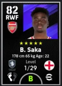 Bukayo Saka (Konami)