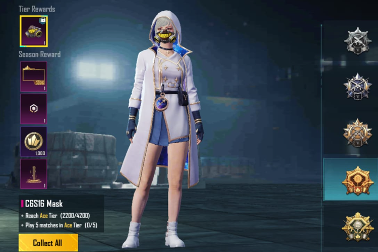 PUBG Mobile - C6S16 Mask(Level Infinite)